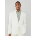 Hackett London Hackett Londontil mænd. HM443303 Hvid ensfarvet blazer (36/32), Bomuld, Klassisk