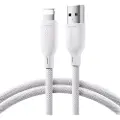 JOYROOM Multi-Colour Series USB-kabel USB til Lightning 3A 1m - Hvid