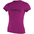 O'Neill Basic Skins Rash Tee Rashguard Med Korte ærmer Til Kvinder