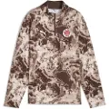 Puma FC St. Pauli Pre-match Quarter-Zip Top Youth, Clothing, Espresso Brown/White, 9-10Y