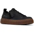 Clarks Clarkstil mænd. 26183470 Torhill Lanegro lædersko (44.5), Sort, Fast, Blonder, Casual
