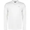 Hackett London Hackett Londontil mænd. HM5500017 Polo Slim Fit Logo hvid (M), Casual, Bomuld, Korte ærmer