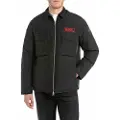 Replay Replaytil mænd. M8471.000.85328 Rider Quilted Patched Jacket Sort (XL), Casual, Polyester