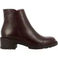 Wonders Wonderstil kvinder. D-1403 Brune ankelstøvler i læder Club 03 (41), 1-3 cm, Lynlås, Casual