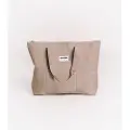 MM Sports Tote Bag Varsity, Taupe