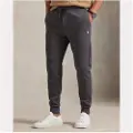 Ralph Lauren Polo Ralph Laurentil mænd. 710881518083 Grå dobbeltstrikkede joggingbukser (S), Casual, Bomuld