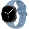 Tech-Protect Samsung Galaxy Watch8/Watch8 Classic Tech-Protect silikonerem - 40mm/44mm/46mm - Babyblå
