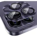 Mtp Products iPhone 14 Pro/14 Pro Max Hat Prince Kamera Linse Skærmbeskyttelse Hærdet Glas - Lilla