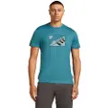 Icebreaker Merino 150 Tech Lite In The Wild T-shirt Med Korte ærmer
