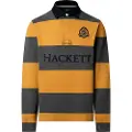 Hackett London Heritage Crest Stripe Polo Med Lange ærmer