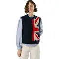 Pepe Jeans Pepe Jeanstil kvinder. PL7000002 Caitlin Vest marineblå (L), Casual, Akryl, Uden ærmer/stropper