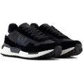 EA7 EA7unisex. 7X000380_AF19175 Vintage læder-sneakers sort (36 2/3), Fast, Blonder, Casual