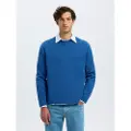 SELECTED MEN Afslappet Pasform Bomuldsblanding Pullover
