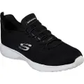 SKECHERS Skecherstil mænd. 58360 Dynamight sko sort (43), Fast, Blonder, Sport