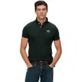 Superdry Superdrytil mænd. M1110449A Vintage Athletic grøn polo shirt (L), Casual, Bomuld, Korte ærmer
