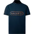 Hackett Londontil mænd. HM5600046 Polo Hs Essential navy (M), Casual, Bomuld, Korte ærmer, Blå