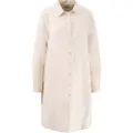 Fynch&Hatton A-line Linen Mix Kjole Med Lange ærmer