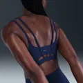 Nike Zenvy Strappy-sports-bh med let støtte og indlæg til kvinder - blå