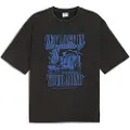 Puma Graphic Paradise Mindset Washed Boxy Tee Men, Clothing, Black, S