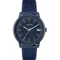 Lacoste Lacostetil mænd. 2011241 Analogt ur .12.12 Move marine (OSFA), Casual, Silikone, Strop, Blå