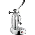 La Pavoni Lever-kaffemaskine STRADIVARI EUROPICCOLA sølv, plasthåndtag, La Pavoni