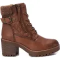 Refresh Refreshtil kvinder. 17231003-CAMEL Ankelstøvler 172310 brun (41), 5-8 cm, Blonder, Lynlås, Casual