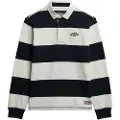 Superdry Vintage Athletic Stripe Rugby T-shirt Med Lange ærmer