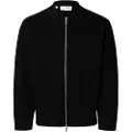 Selected Bomuldsblanding Cardigan Med Lynlås