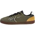 Pepe Jeans Pepe Jeanstil mænd. PMS000009 Sneakers i læder Ball Mix grøn (45), Fast, Blonder, Casual