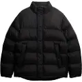 Superdry Superdrytil mænd. M5012247A Tech Padded Jacket sort (XL), Casual, Polyester