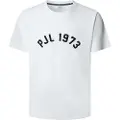 Pepe Jeans Pepe Jeanstil mænd. PM5010111 Maverick T-shirt hvid (XL), Casual, Bomuld, Korte ærmer