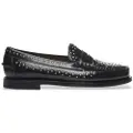 Sebago Sebagotil kvinder. 78118KW Dan Studs Leather Loafers sort (40), Læder, Fast, 1-3 cm, Ingen, Casual, Party, Klassisk