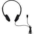 Acutek On-ear Headphone H836 Usb-c Usb Type-c Sort