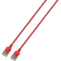 Prokord Slim Network Cable / Patch Cord Lszh Rj-45 Cat6a 5m. Rød