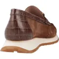 Hispanitas Hispanitastil kvinder. BHI254400 Mokkasiner i brunt velourlæder (40), Fast, 1-3 cm, Ingen, Casual