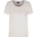 Emporio Armani Train Logo Series Rn Fancy Strass T-shirt Med Korte ærmer