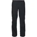 Vaude Drop Pants II, regnbukser, herre sort