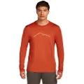Icebreaker Merino 150 Tech Lite Rainer Ridge T-shirt Med Lange ærmer