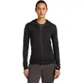 Icebreaker Merino Blend 300 Realfleece Descender Sweatshirt Med Lynlås