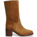 Alpe Alpetil kvinder. 553011 Dakota brune læderstøvler (37), 3-5 cm, Lynlås, Casual