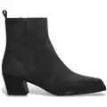 Alpe Alpetil kvinder. 553803 Brooklyn ankelstøvler i læder, sort (38), 3-5 cm, Ruskind, Ingen, Casual