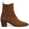 Alpe Alpetil kvinder. 521311 Brune Nevada ankelstøvler i læder (37), 3-5 cm, Ingen, Casual