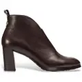 Wonders Wonderstil kvinder. L-1112 Brune Sorrento ankelstøvler i læder (38), 3-5 cm, Ingen, Casual