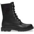 Timberland Timberlandtil kvinder. TB0A43MXW021 Vandtætte 8-tommer læderstøvler sort (40), Fast, Lynlås, Casual