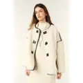 Ba&sh BA&SHtil kvinder. 1H24MAUR Maury beige frakke (34), Casual, Polyester