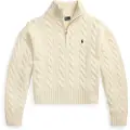Ralph Lauren Polo Ralph Laurentil kvinder. 211972130003 Cashmere-jumper hvid (S), Casual, Bomuld