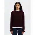 Selected Uldblanding Ærme Med Flæser Pullover