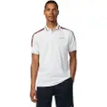 Hackett Londontil mænd. HM5600045 Polo Tape hvid (M), Casual, Bomuld, Korte ærmer
