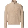 Hackett London Hackett Londontil mænd. HM7000064 Pullover Rib Hzip beige (3XL), Casual, Bomuld