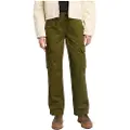 Timberland Timberlandtil kvinder. TB0A5YYK3021 Grønne cargo-bukser i militærstil (29/32), Casual, Økologisk bomuld, Bæredygtig